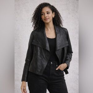 019 Vince Leather Jacket Medium